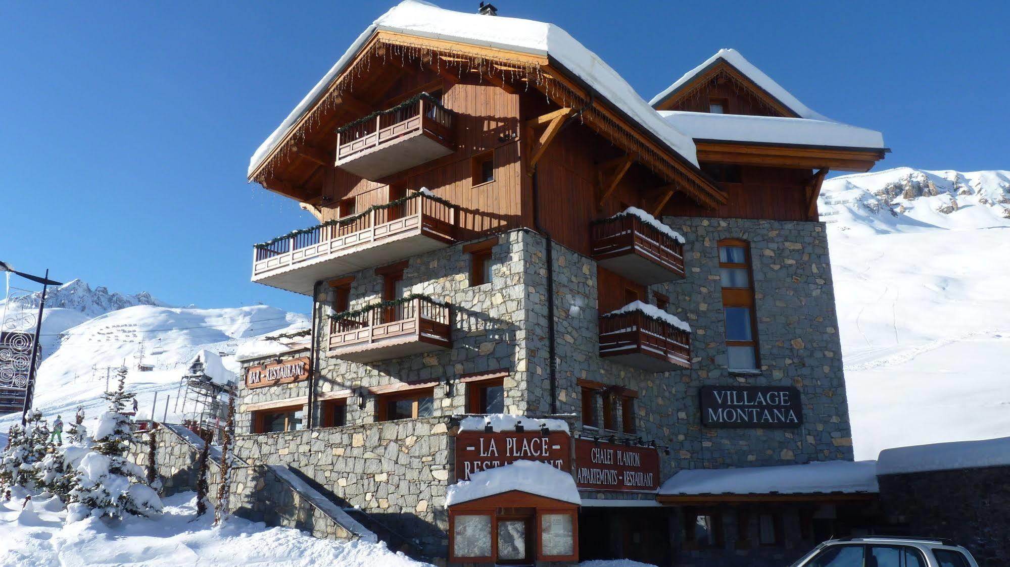 Chalets Montana Planton Тин Екстериор снимка
