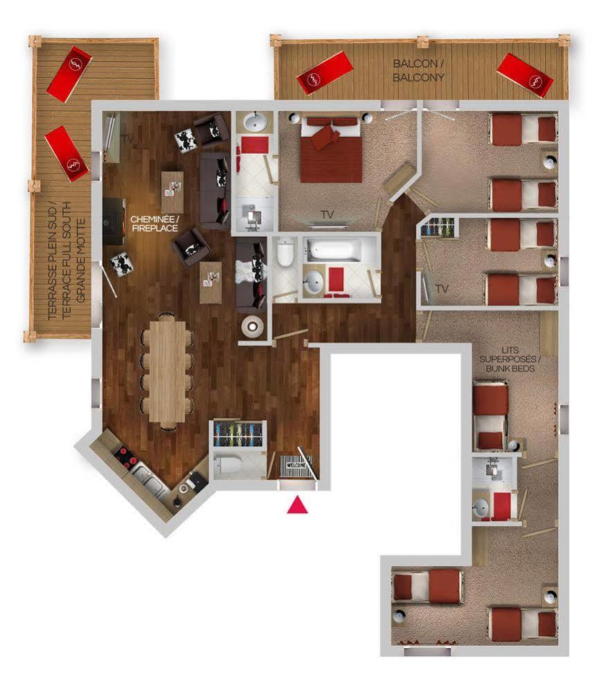Chalets Montana Planton Тин Екстериор снимка
